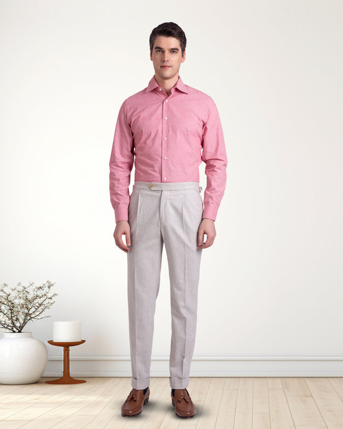 Vitale Barberis Canonico -Ecru Woolen Flannel