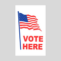 VOTE HERE Corrugated A-Frame Sign (SG-201F)