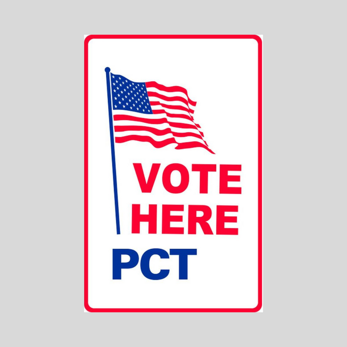 VOTE HERE PCT Medium A-Frame Sign (SG-202C)