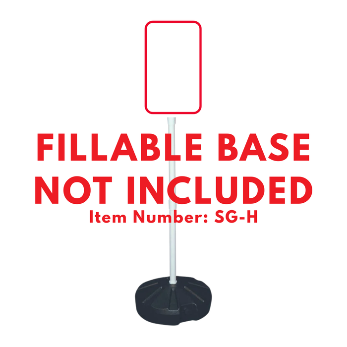 VOTE HERE PCT Weightable Base Sign (SG-202H)