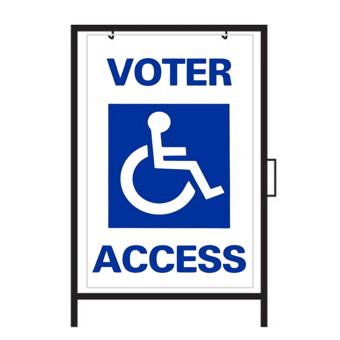 VOTER ACCESS Metal A-Frame Sign (SG-101A)
