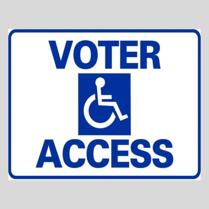VOTER ACCESS Small A-Frame Sign (SG-101D)