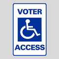 VOTER ACCESS Weightable Base Sign (SG-101H)