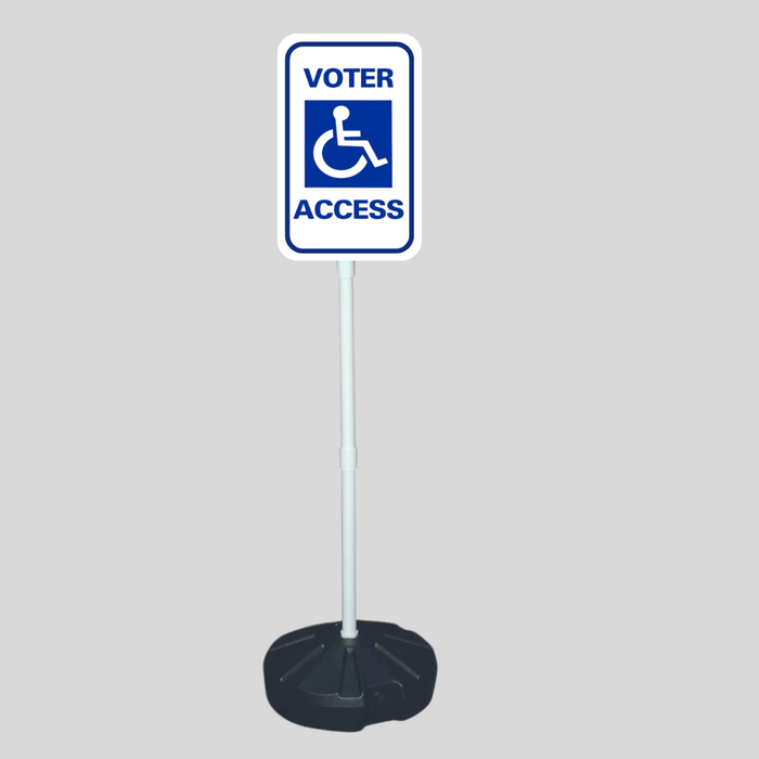 VOTER ACCESS Weightable Base Sign (SG-101H)