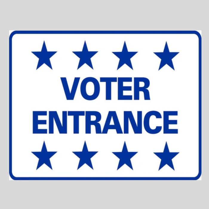 VOTER ENTER Corrugated A-Frame Sign - Multi (SG-215G)