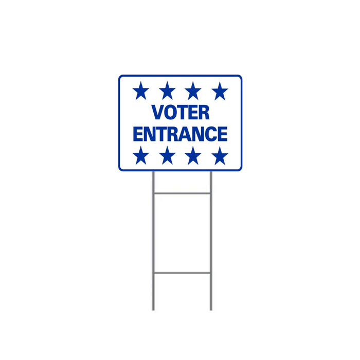 VOTER ENTER H-Stake Sign (SG-215D2)