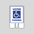 VOTER PARKING DOUBLE-SIDED Cone Topper Sign (SG-104I2)