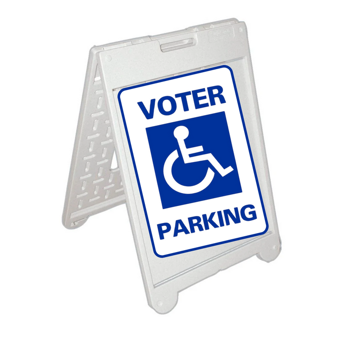 VOTER PARKING Medium A-Frame Sign (SG-104C)