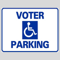 VOTER PARKING Small A-Frame Sign (SG-104D)