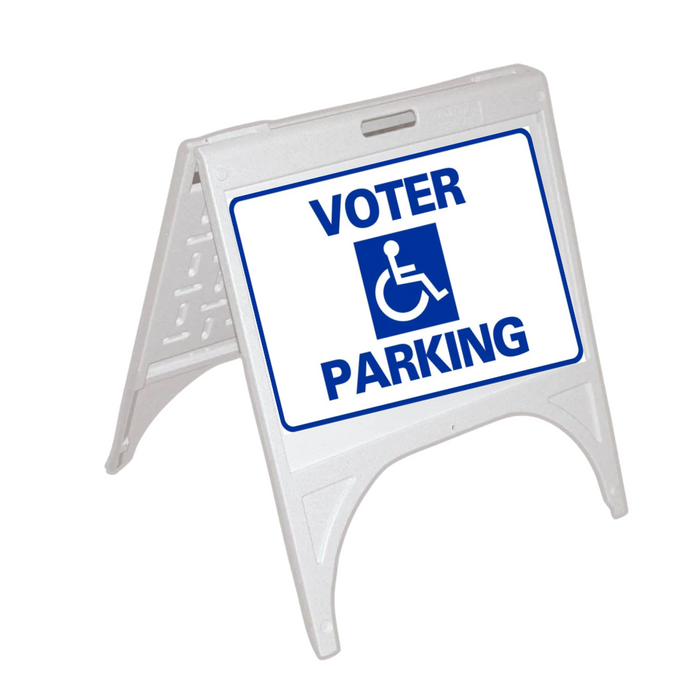 VOTER PARKING Small A-Frame Sign (SG-104D)