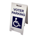 VOTER PARKING with Handicap Symbol Pre-Printed A-Frame Sign (SG-167)