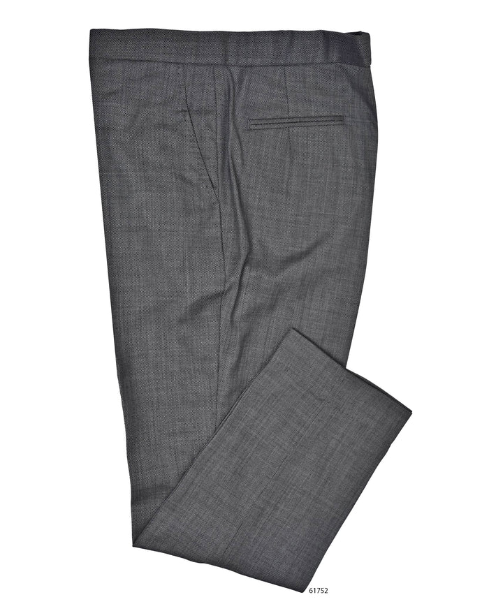 Washable Wool Charcoal Birdseye