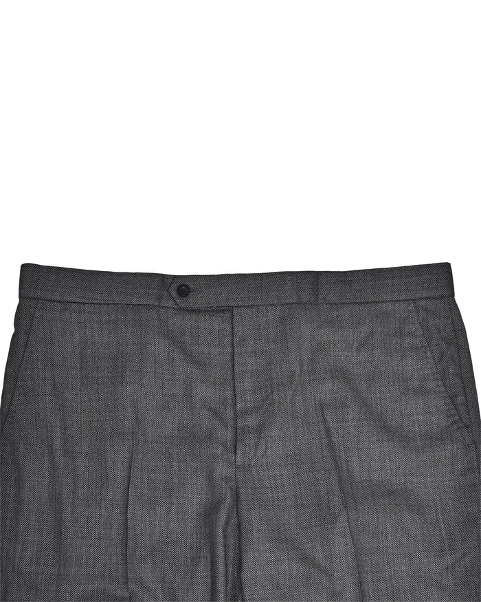 Washable Wool Charcoal Birdseye