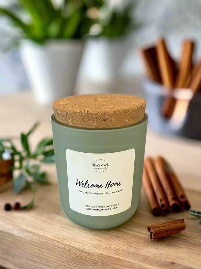 Welcome Home Wooden Wick Candle