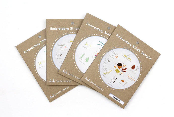 Winter - Embroidery Stitch Sampler