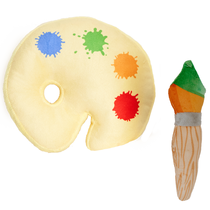 Woof Plays - Paint Brush and Pallet