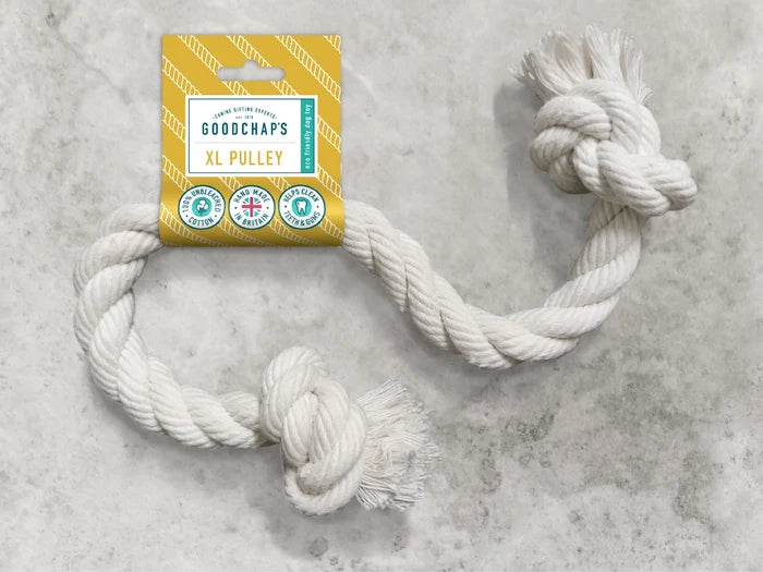 XL Pulley - Natural Cotton Rope Toy